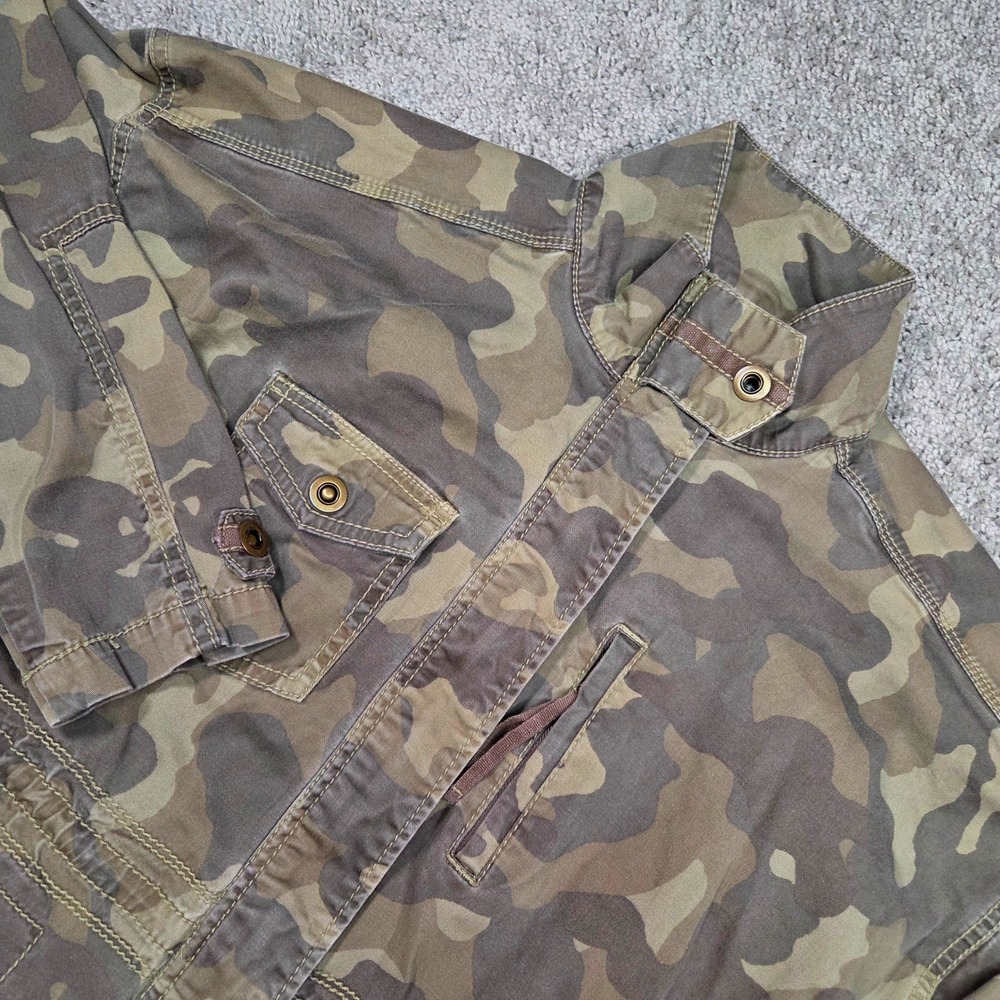 Marrakech Jacket Womens S Camo Utility Army Military Field Cotton Oversized‎